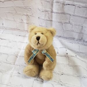 Mary Meyer Light Brown Teddy Bear 9 Inch Southwestern Ribbon Neck Tie